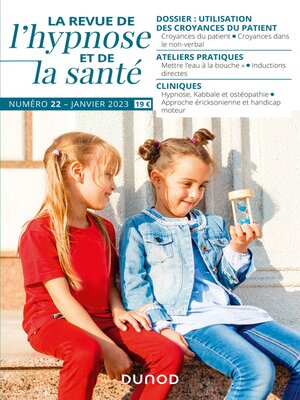 cover image of Revue de l'hypnose et de la santé N°22 1/2023